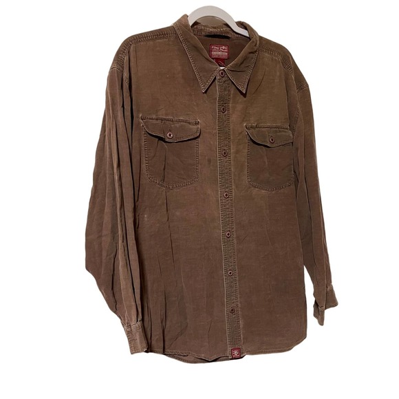 Fossil Brand Corduroy long sleeve ,button down , XL shirt. - Picture 1 of 7